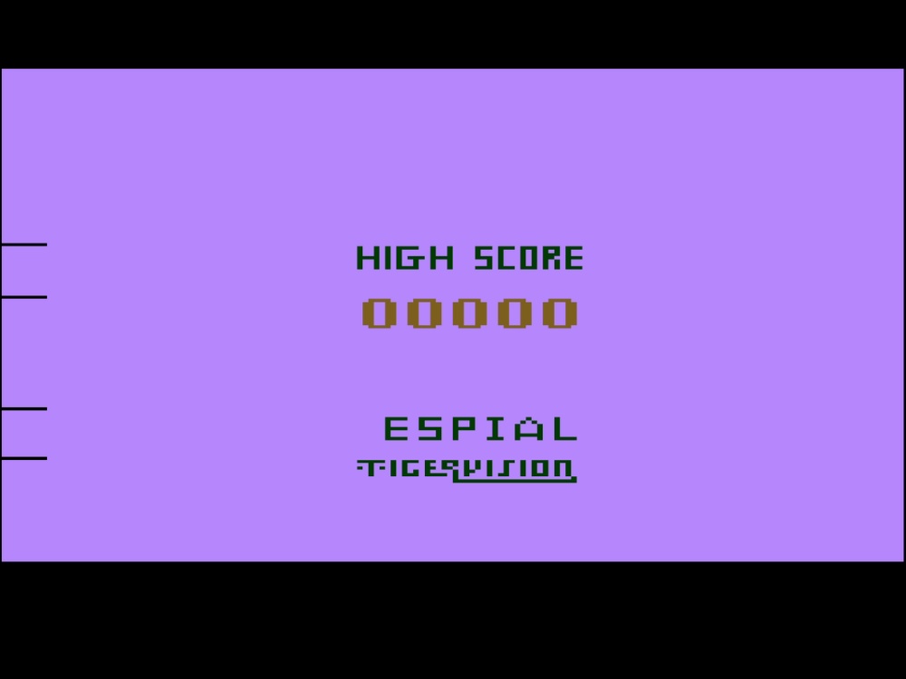 Title Screen of Espial for Atari 2600